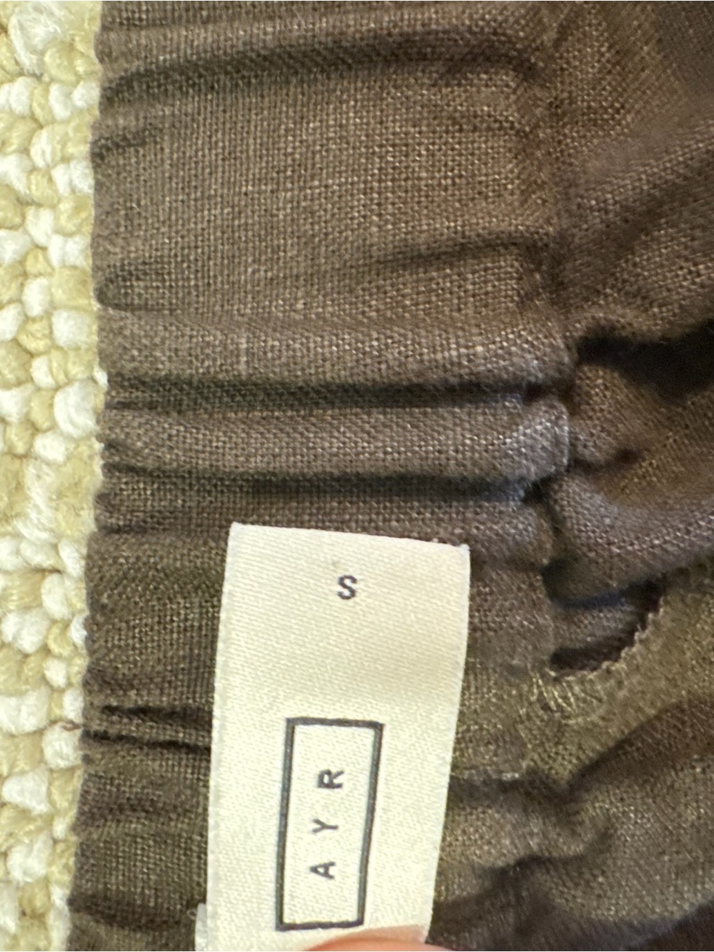 AYR Linen Pool Boy Top with The Tourist Linen Pants | Size S - Picture 6 of 10